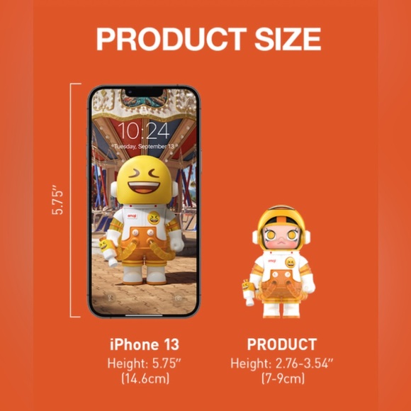 Mega Space Molly Emoji Series Figure-886 - Picture 3 of 5